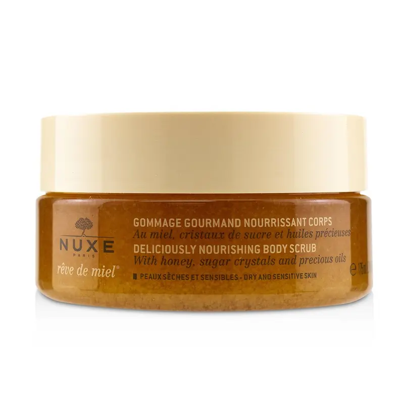 Nuxe Reve De Miel Deliciously Nourishing Body Scrub - For Dry & Sensitive Skin  175ml/6.7oz