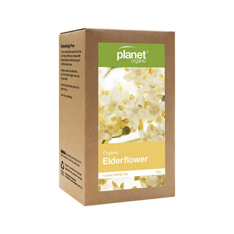Planet Organic Organic Elderflower Loose Leaf Tea 50g