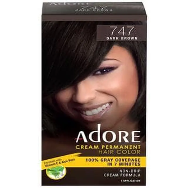 Adore Cream Permanent Hair Color - Dark Brown 747