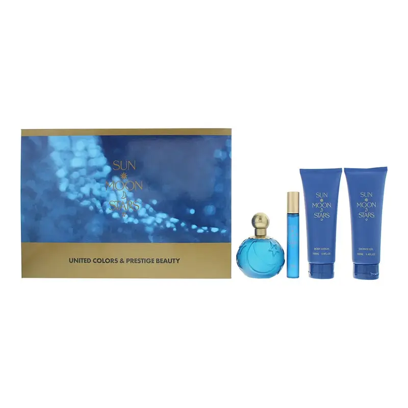 Sun Moon Stars By United Colors  Prestige Beauty 4Piece Gift Set: Eau de Toilet