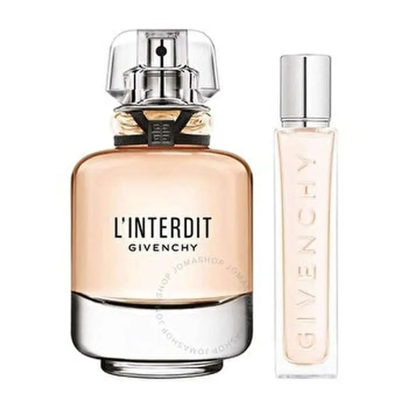 Givenchy L'interdit Woman Set Eau De Parfum & Eau De Parfum 12.5ml Travel Spray 80ml