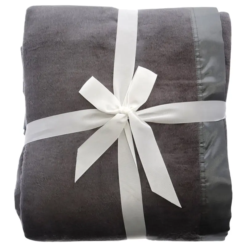 Cariloha Bamboo Brushed Fleece Blanket - Onyx-Queen by Cariloha for Unisex - 1 Pc Blanket