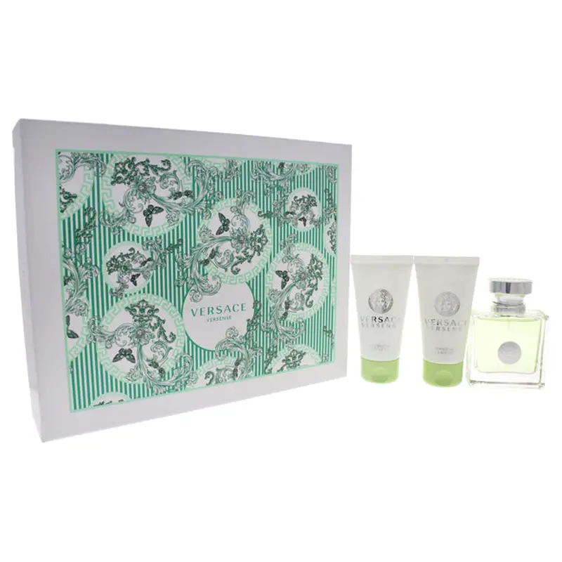Versace Versace Versense by Versace for Women - 3 Pc Gift Set 1.7oz EDT Spray, 1.7oz Refreshing Bath & Shower Gel, 1.7oz Revitalizing Body Lotion
