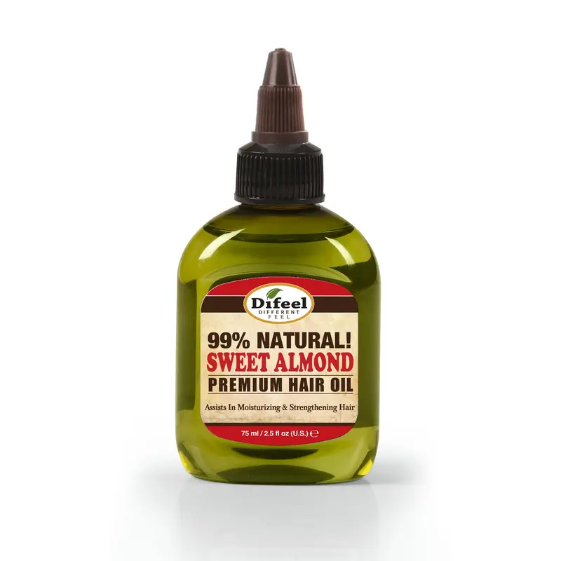 Difeel Premium Natural Hair Oil - Sweet Almond Oil