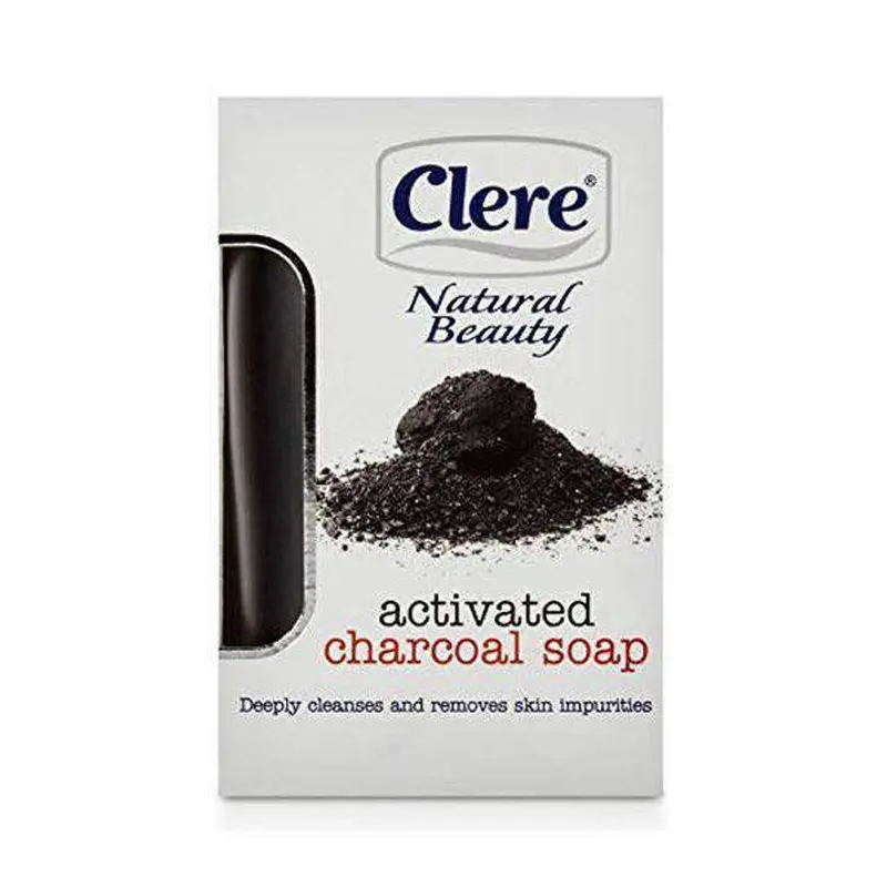 Clere Natural Beauty Activated Charcoal Soap