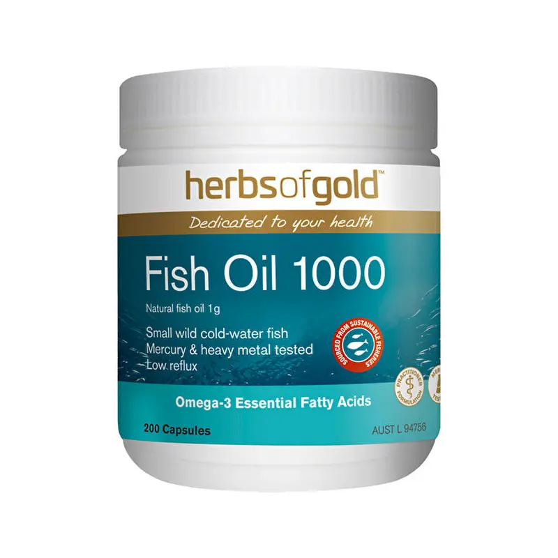 Herbs of Gold Fish Oil 1000 200c