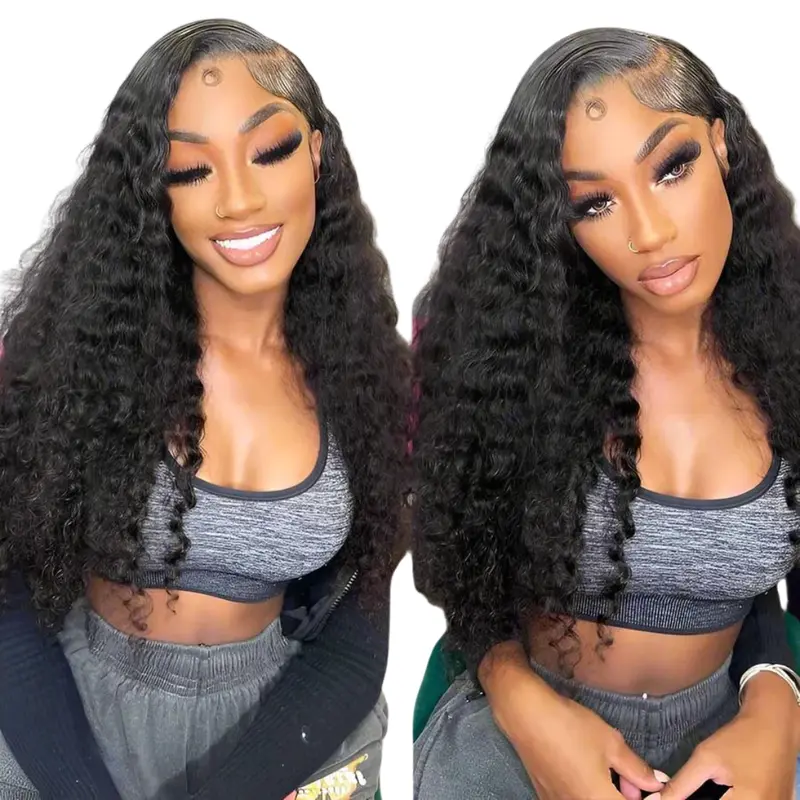 Supreme Celebrity Grade 100% Unprocessed Raw Human Hair Wig - WATER WAVE 16"-30" inches