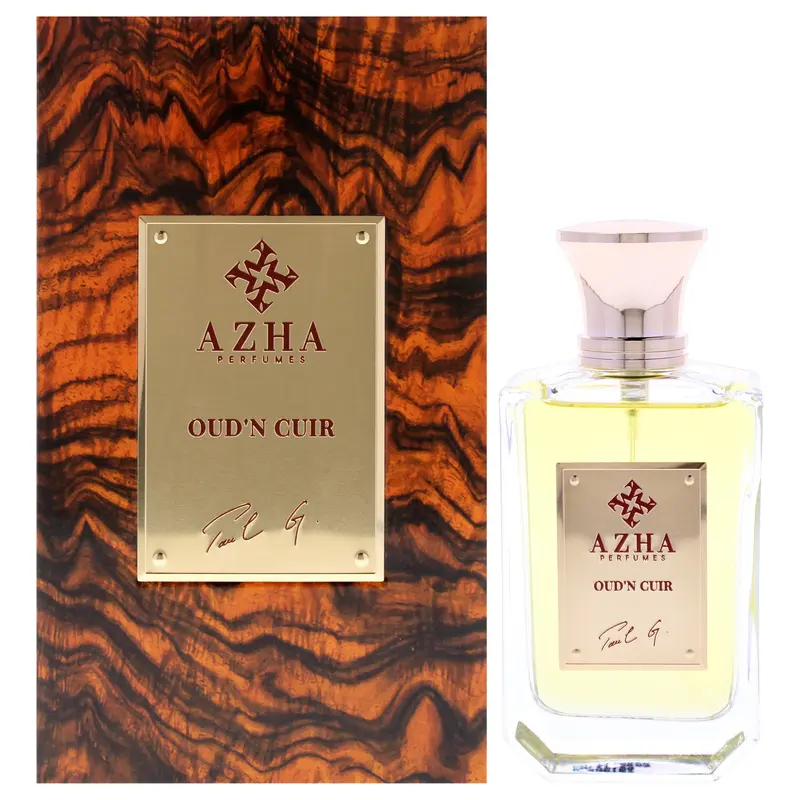 Azha Oud N Cuir by Azha for Men - 3.33 oz EDP Spray