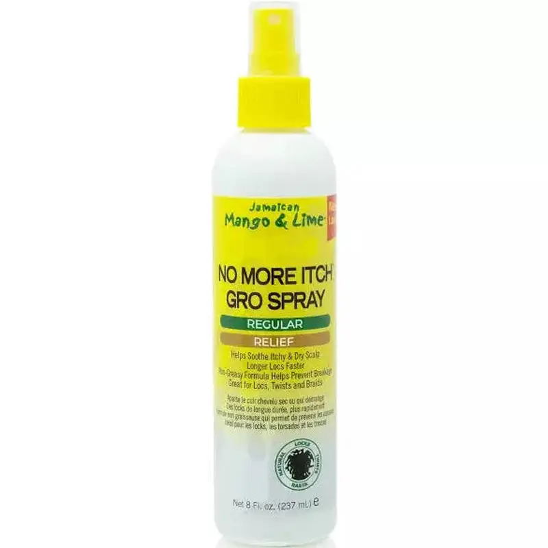 Jamaican Mango & Lime: Medicated Maximum Relief No More Itch Gro Spray 8oz,16oz