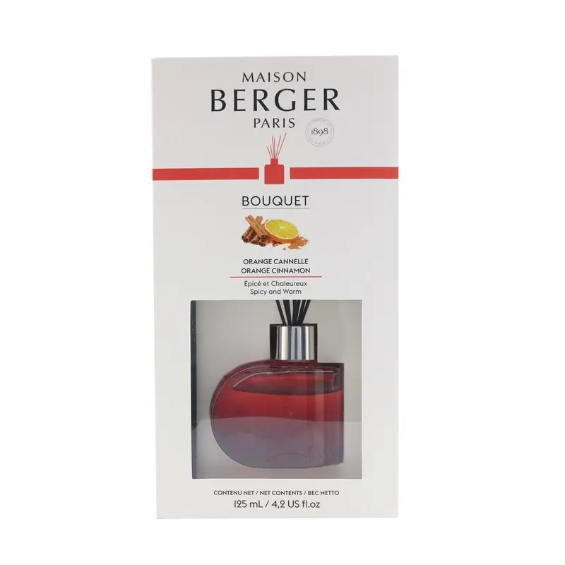 Lampe Berger (Maison Berger Paris) Alliance Red Reed Diffuser - Orange Cinnamon  125ml/4.2oz