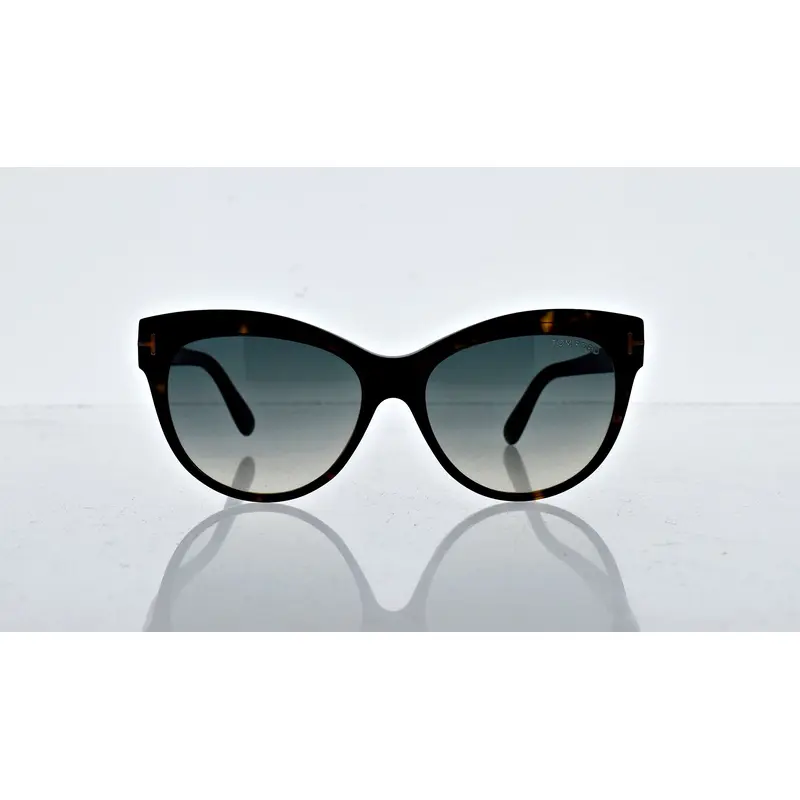 Tom Ford Tom Ford TF430 52P Lily - Dark Havana/Blue Gradient by Tom Ford for Women - 56-16-140 mm Sunglasses
