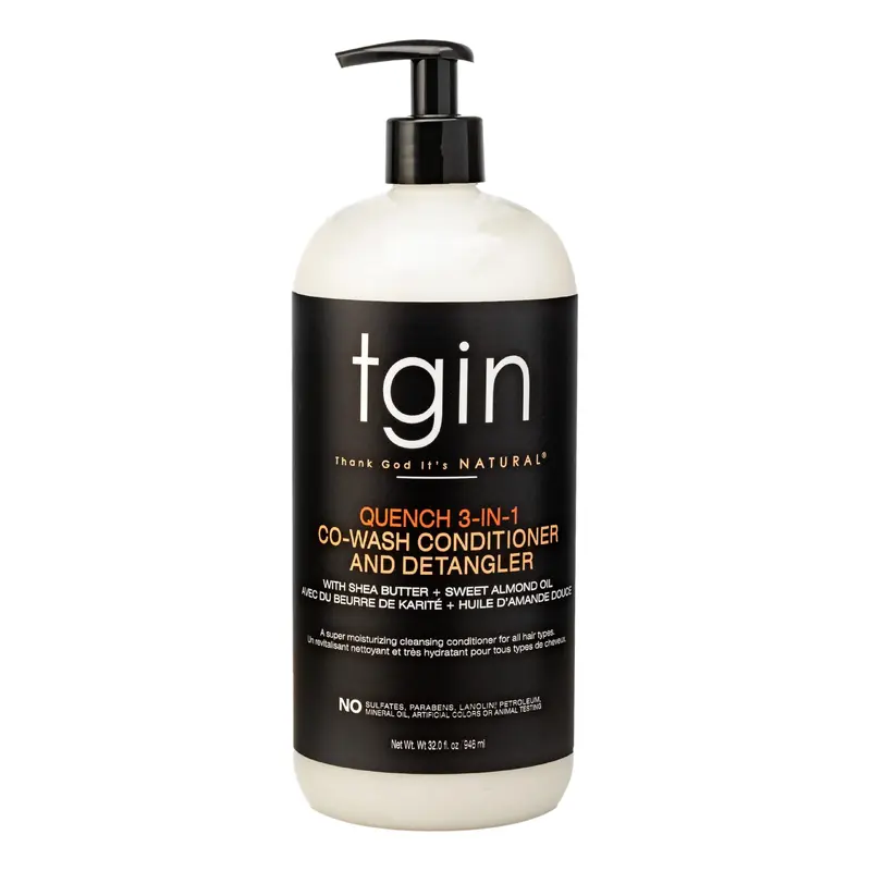 tgin Quench 3-in-1 Co-Wash Conditioner & Detangler 32oz