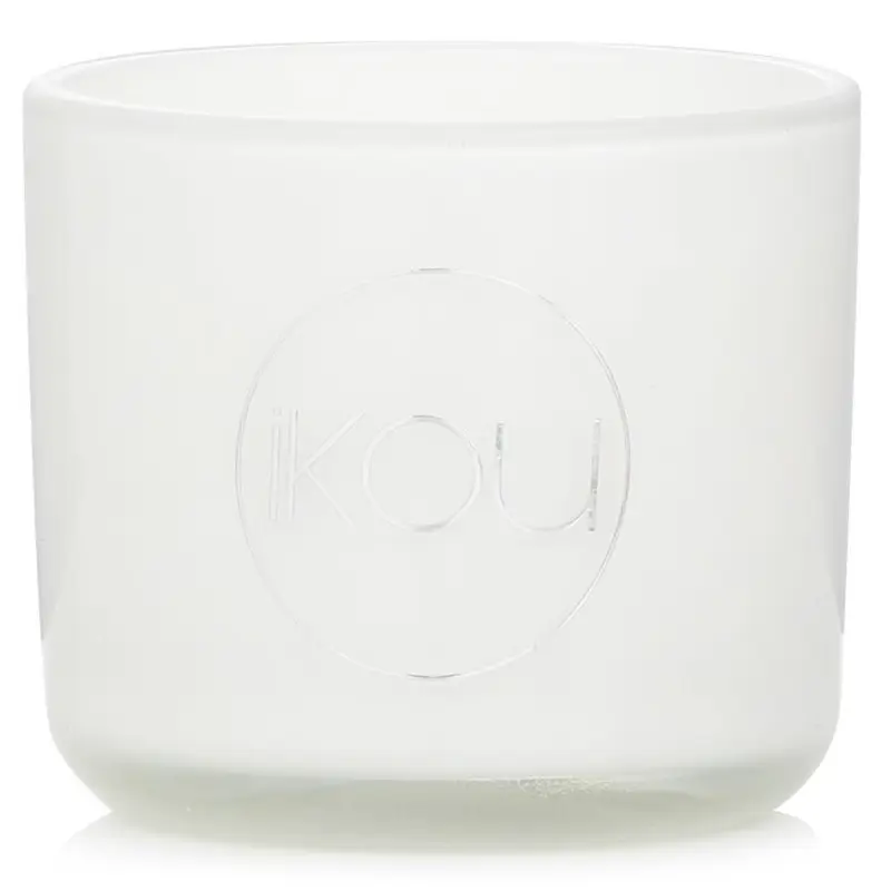 iKOU Eco-Luxury Aromacology Natural Wax Candle Glass - De-Stress (Lavender & Geranium) 85g