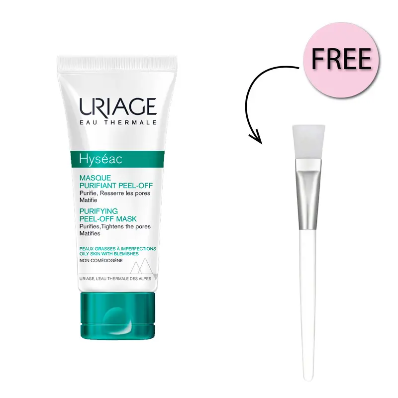Uriage Hysac Purifying Peel Off Mask 50ml + Free Mask Applicator