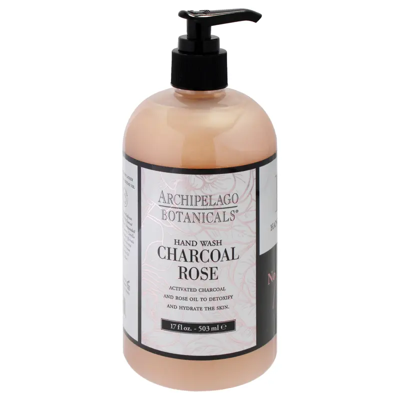 Archipelago Botanicals Hand Wash - Charcoal Rose by Archipelago Botanicals for Unisex - 17 oz Hand Wash