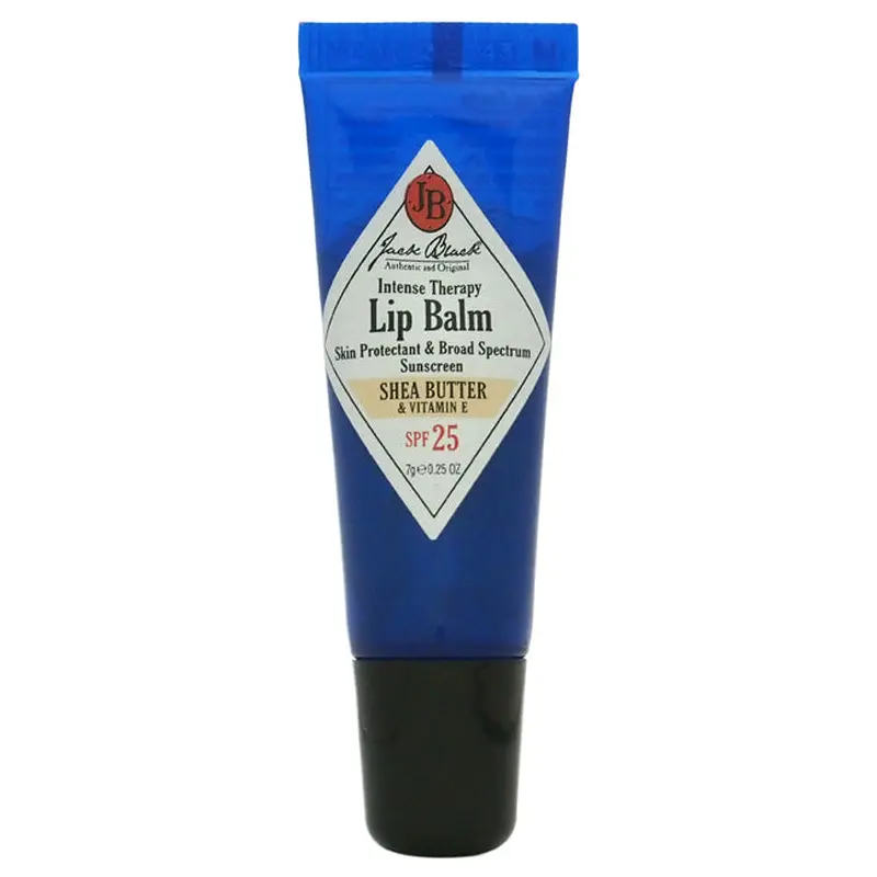 Jack Black Intense Therapy Lip Balm SPF 25 - Shea Butter and Vitamin E by Jack Black for Men - 0.25 oz Lip Balm