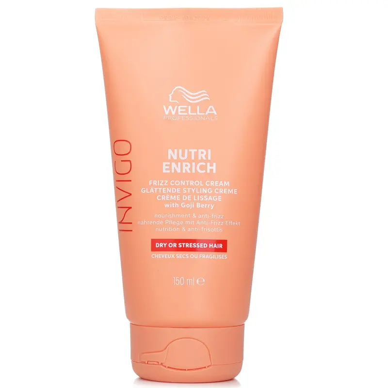 Wella Invigo Nutri Enrich Frizz Control Cream With Goji Berry Dry Or Stressed Hair  150ml