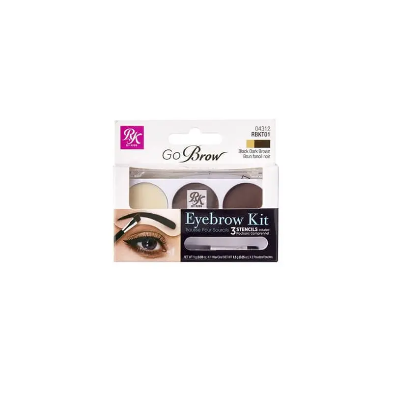 Ruby Kisses Go Brow Eyebrow Kit - RBKT