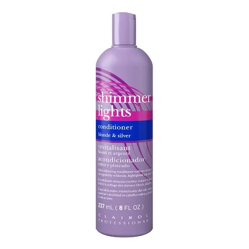Clairol Professional Shimmer Lights Purple Conditioner for Blonde & Silver Hair 8oz