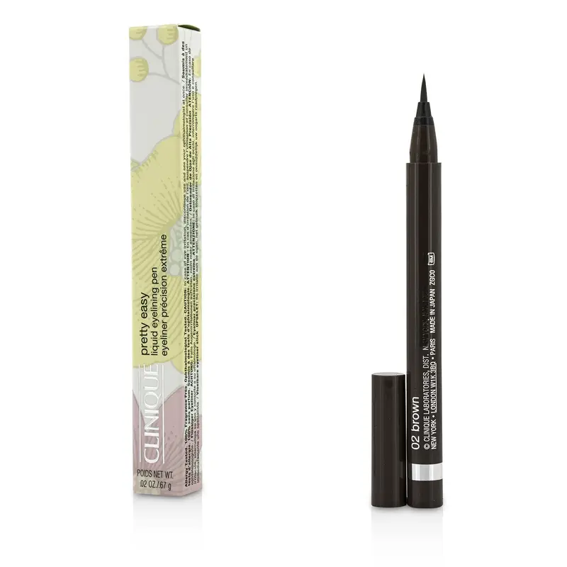 Clinique Pretty Easy Liquid Eyelining Pen - #02 Brown  0.67g/0.02oz