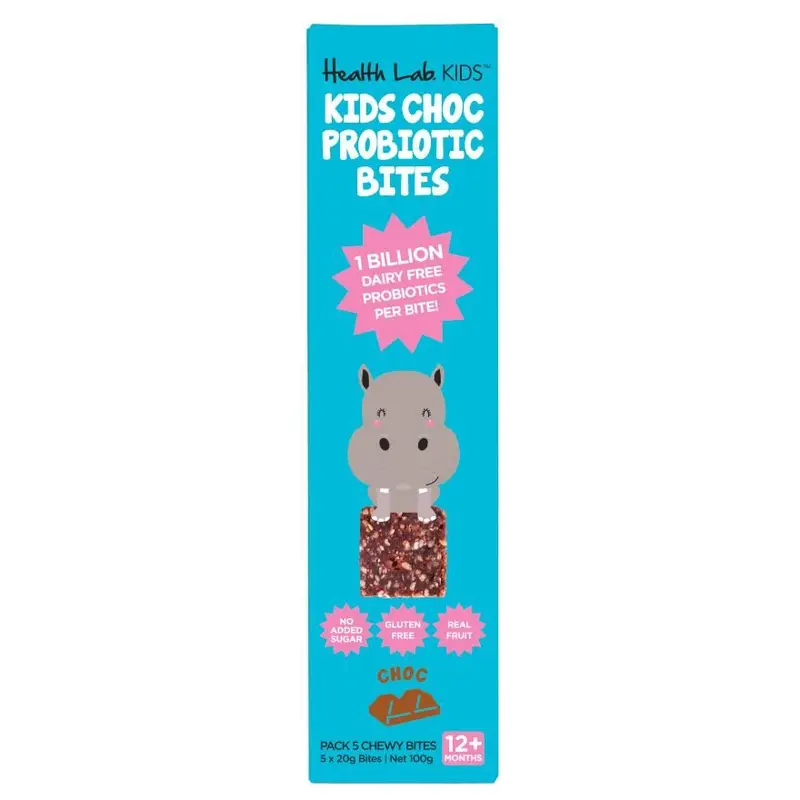 Health Lab Kids Choc Coconut Probiotic Bites 100g