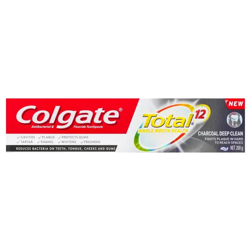 Colgate Toothpaste Total Charcoal 200g