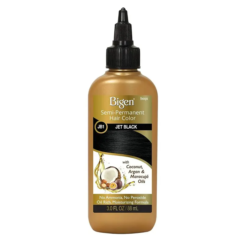 Bigen Semi-Permanent Hair Color Jet Black - 3 oz