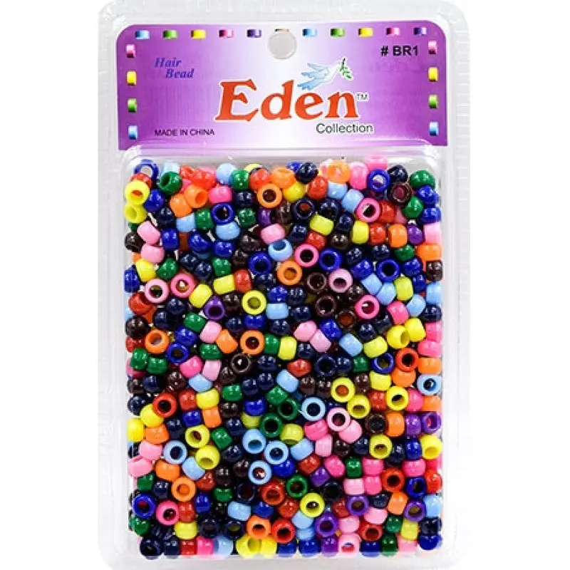 Eden Small Hair Beads Jumbo Pack - Assorted #BR1AST