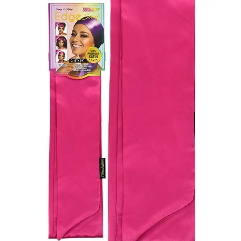 Touch Down Edge Scarf - Plain Hot Pink