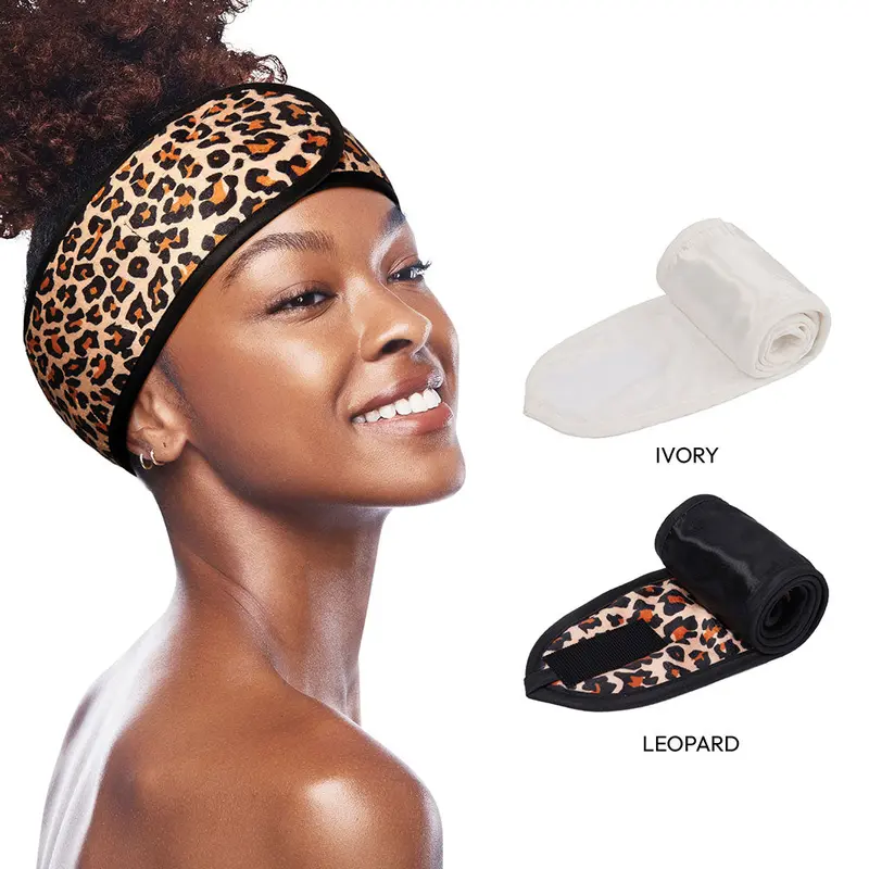 Velcro Spa Headband - Red by Kiss (Choose Your Color)