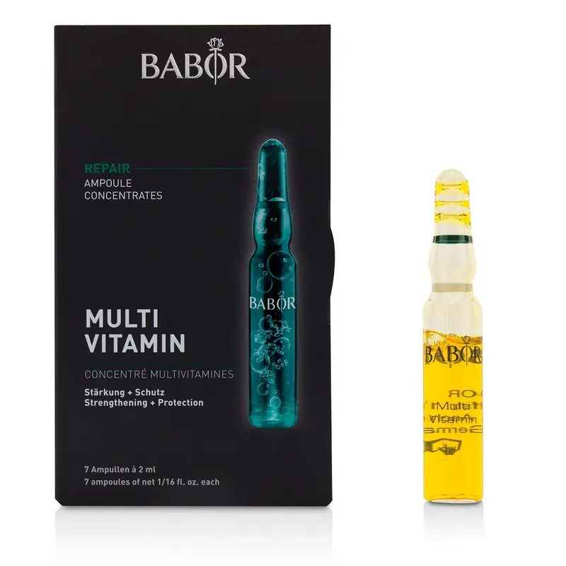 Babor Ampoule Concentrates Repair Multi Vitamin (Strengthening + Protection) - For Very Dry Skin  7x2ml/0.06oz