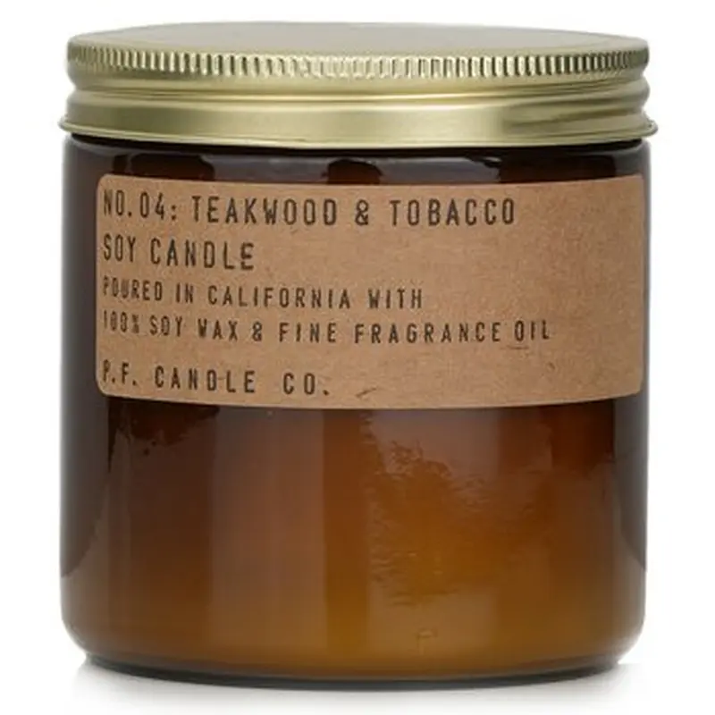 P.F. Candle Co. Soy Candle - Teakwood & Tobacco  354g/12.5oz