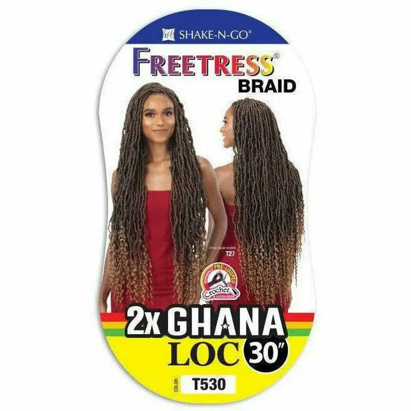 FreeTress: 2X Ghana Loc 30" Crochet Braids