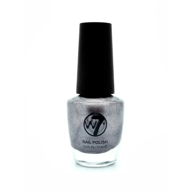 W7 Cosmetics Grey Nail Polish 15ml - Pewter