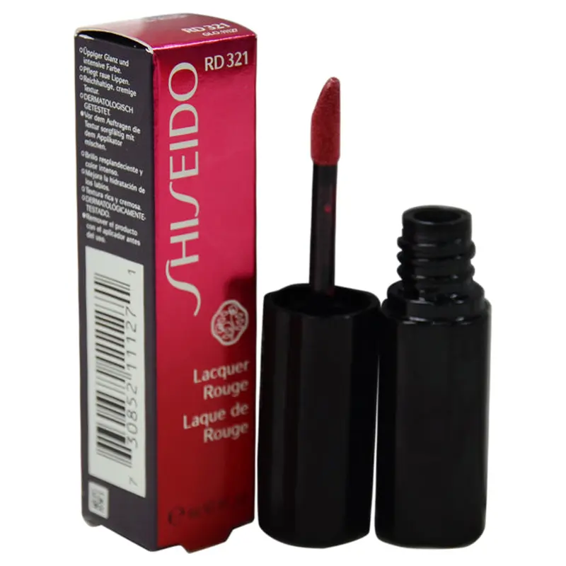 Shiseido Lacquer Rouge - # RD321 Ebi by Shiseido for Women - 0.2 oz Lip Gloss