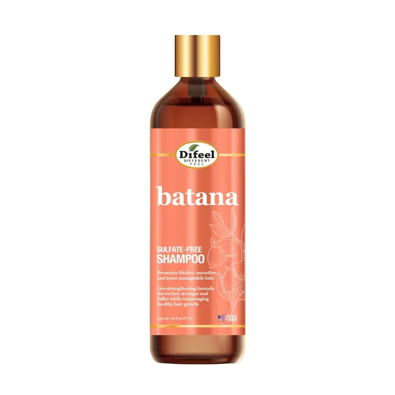 Difeel Batana Sulfate-Free Shampoo  12 oz | Nourish, Strengthen & Promote Healthy Hair Growth