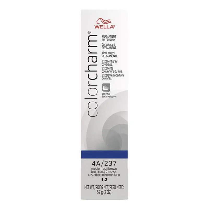 Wella Color Charm Gel Permanent Hair Color - 4A/237 Medium Ash Brown