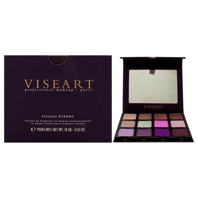 Viseart Paris Eyeshadow Palette - Violette Etendu by Viseart Paris for Women - 0.63 oz Eye Shadow