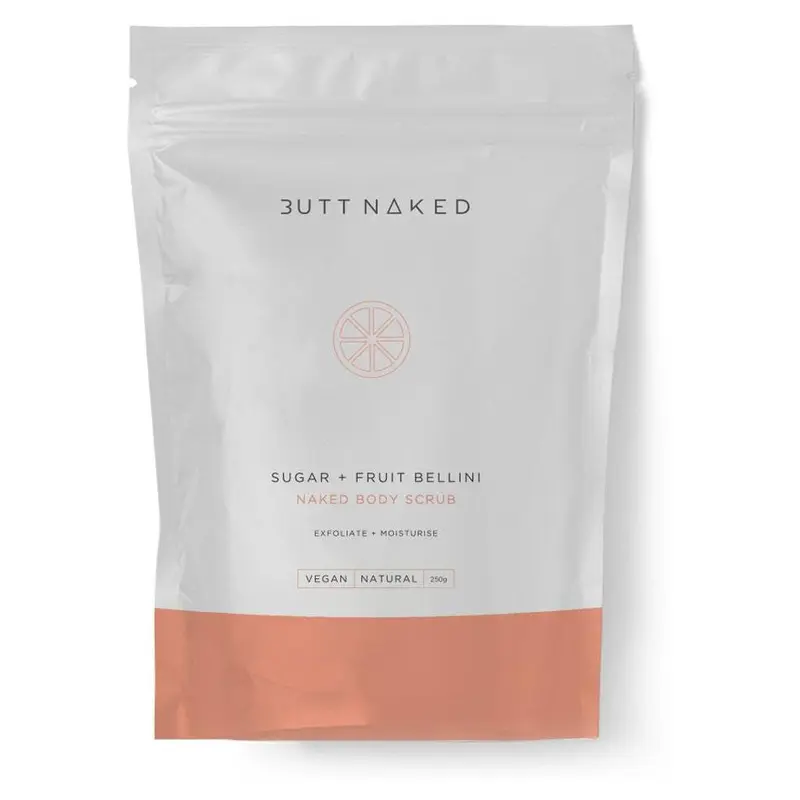 Butt Naked Body Sugar Body Scrub 250g - Fruit Bellini