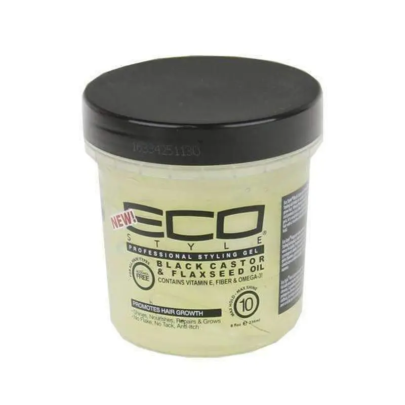 Eco Style Black Castor & Flaxseed Oil Styling Gel 8oz