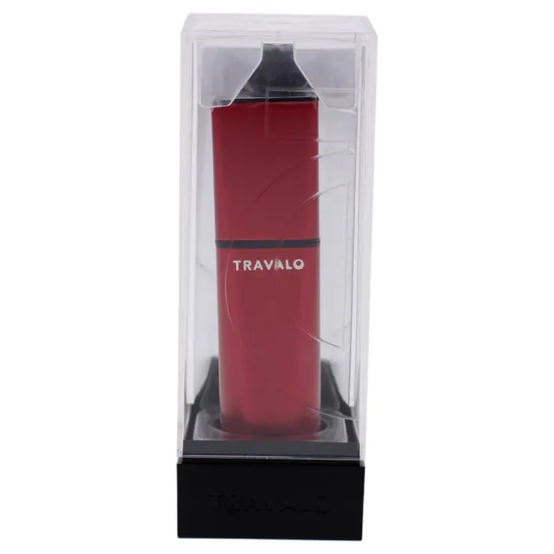 Travalo Obscura Perfume Atomizer - Red by Travalo for Unisex - 0.17 oz Refillable Spray (Empty)