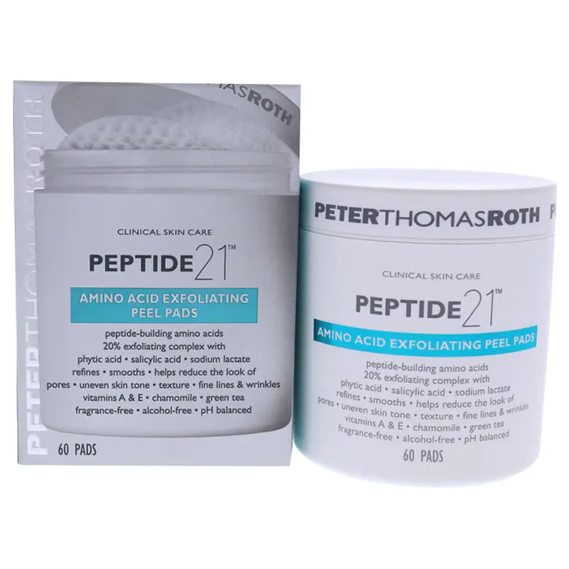 Peter Thomas Roth Peptide 21 Amino Acid Exfoliating Peel Pads by Peter Thomas Roth for Unisex - 60 Count Pads
