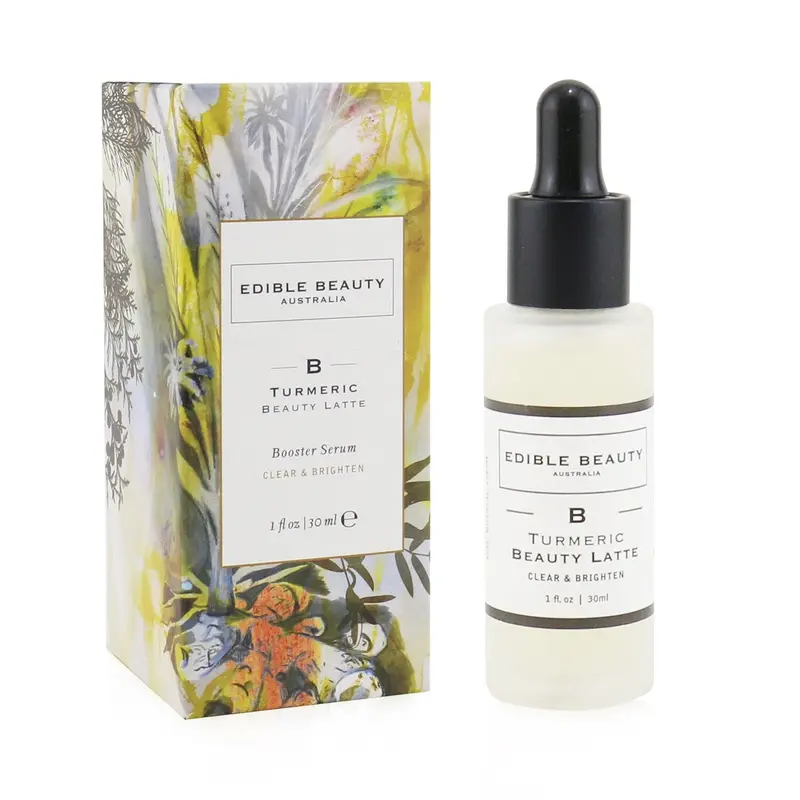 Edible Beauty -B- Turmeric Beauty Latte Booster Serum - Clear & Brighten  30ml/1oz