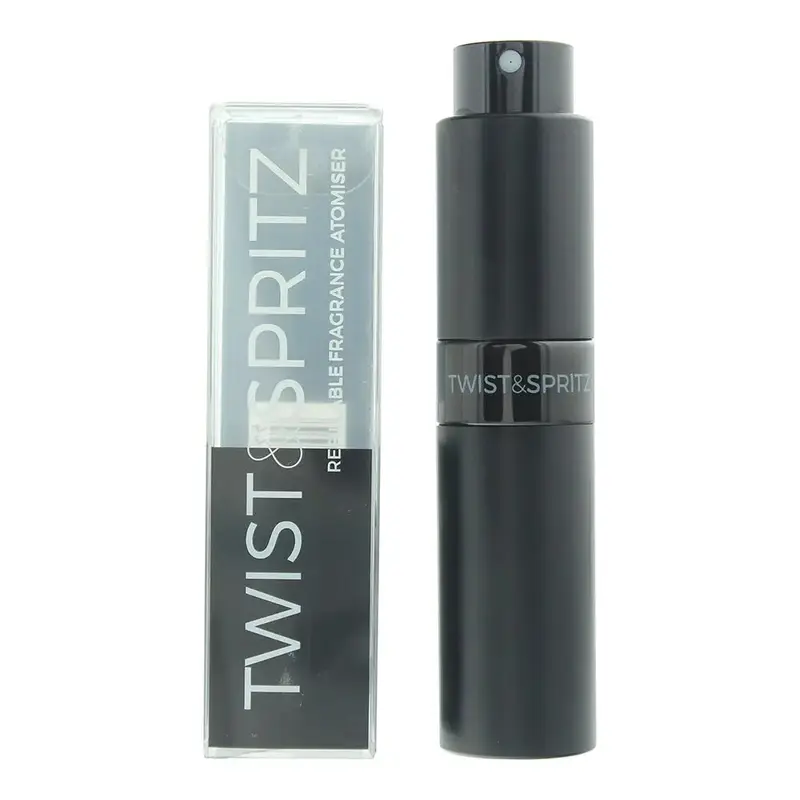 Twist  Spritz Atomiser Refilable Black Spray 8ml