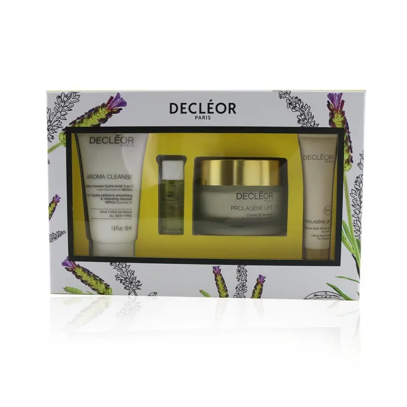 Decleor Firming Box: Aroma Cleanse 50ml+ Aromessence Lavanduka Iris 5ml+ Prolagene Lift Creme 50ml+ Prolagene Lift Masque 15ml  4pcs