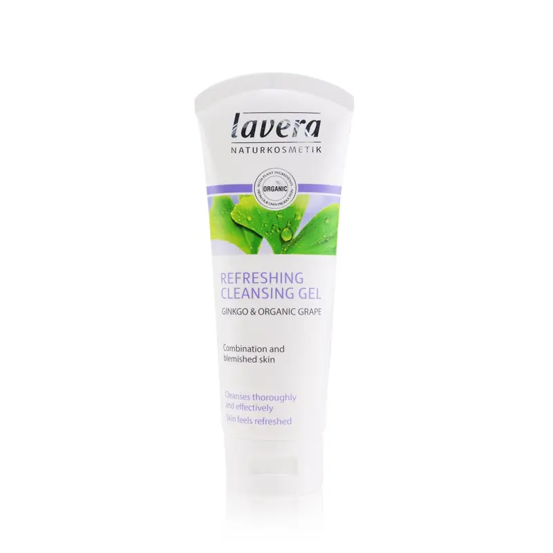 Lavera Ginkgo & Organic Grape Refreshing Cleansing Gel - Combination & Blemished Skin (Exp. Date: 03/2022)  100ml/3.3oz