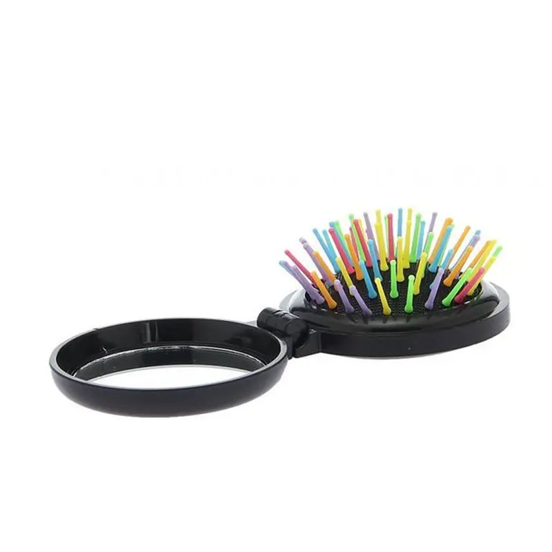 Pocket Hair Brush w/ Mirror
