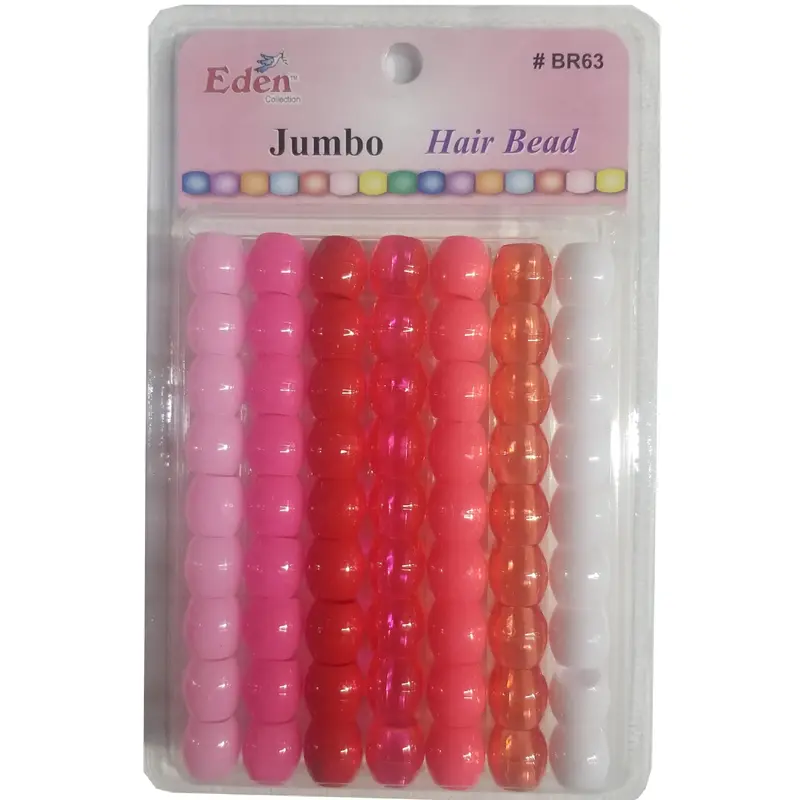 Eden Jumbo Hair Beads - Pink Tone #BR63PNK6