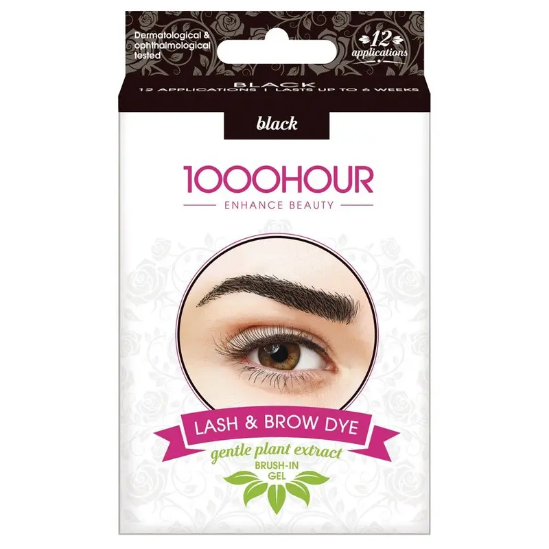 1000HOUR Plant Based Lash & Brow Dye Kit - Black