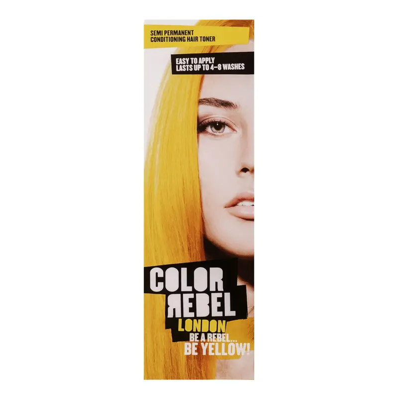 Color Rebel London Semi-Permanent Conditioning Hair Toner - Be Yellow